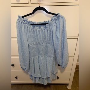 Off Shoulder Romper
